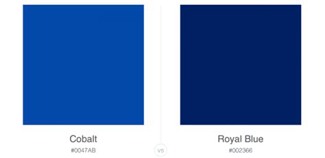 celine royal blue vs cobalt blue|Cobalt Blue vs. Royal Blue .